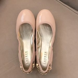 Lauren Ralph Lauren Blush Ballet Flats NWT